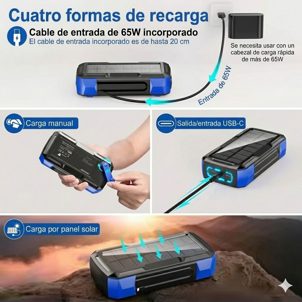 CARGADOR PORTÁTIL DE EMERGENCIAS NIVEX ULTRA Lit-ION